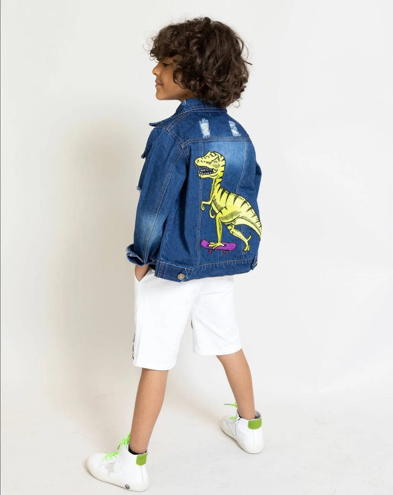 Rad Dinosaur Denim Jacket