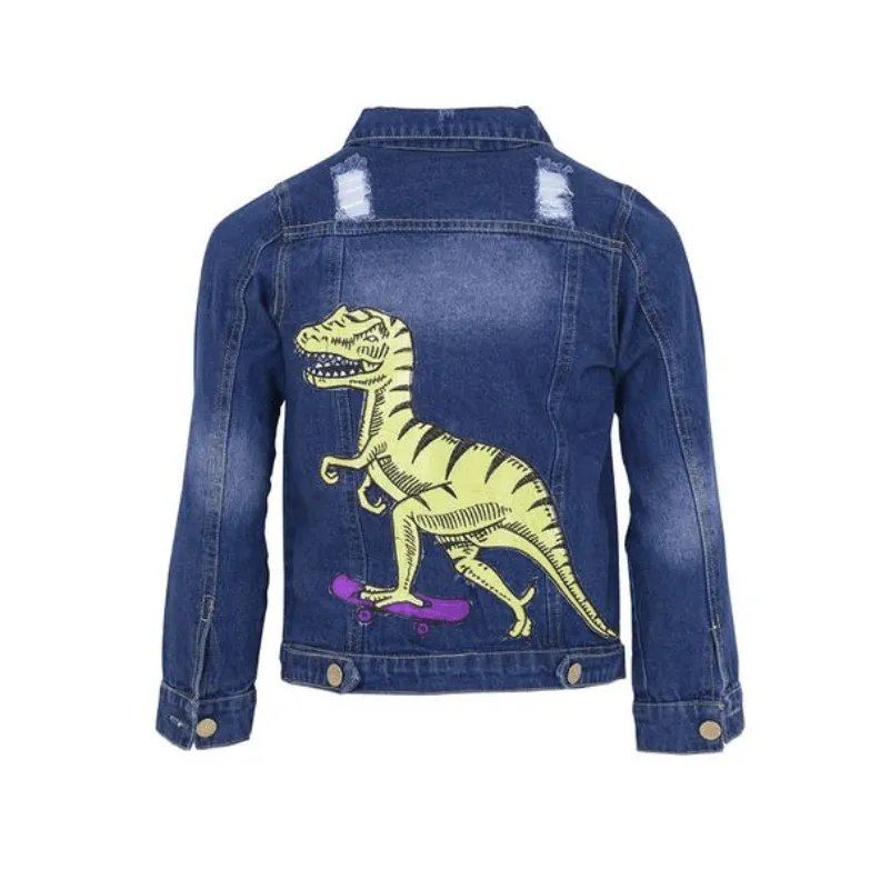 Rad Dinosaur Denim Jacket