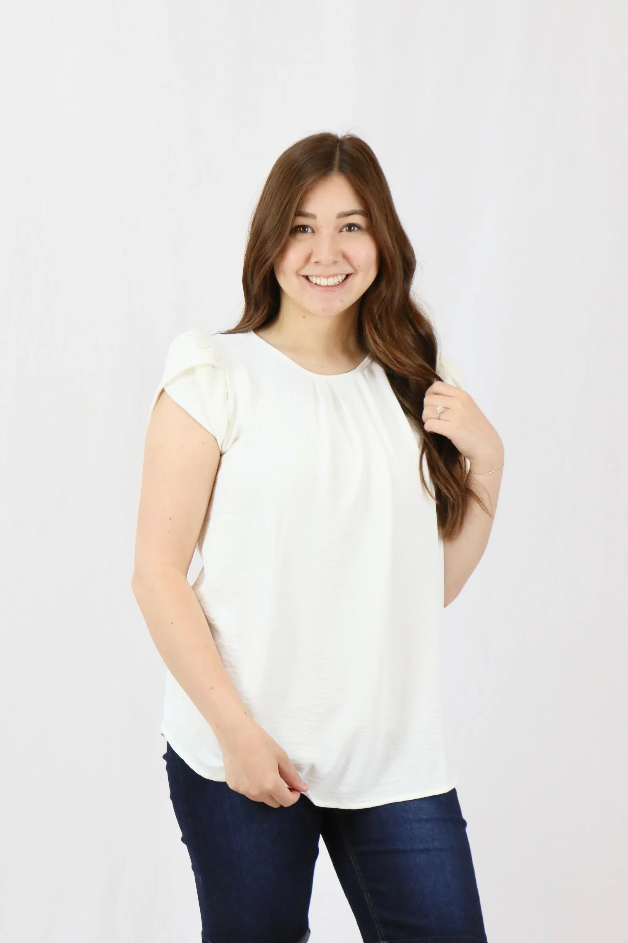 Riley Top - Ivory