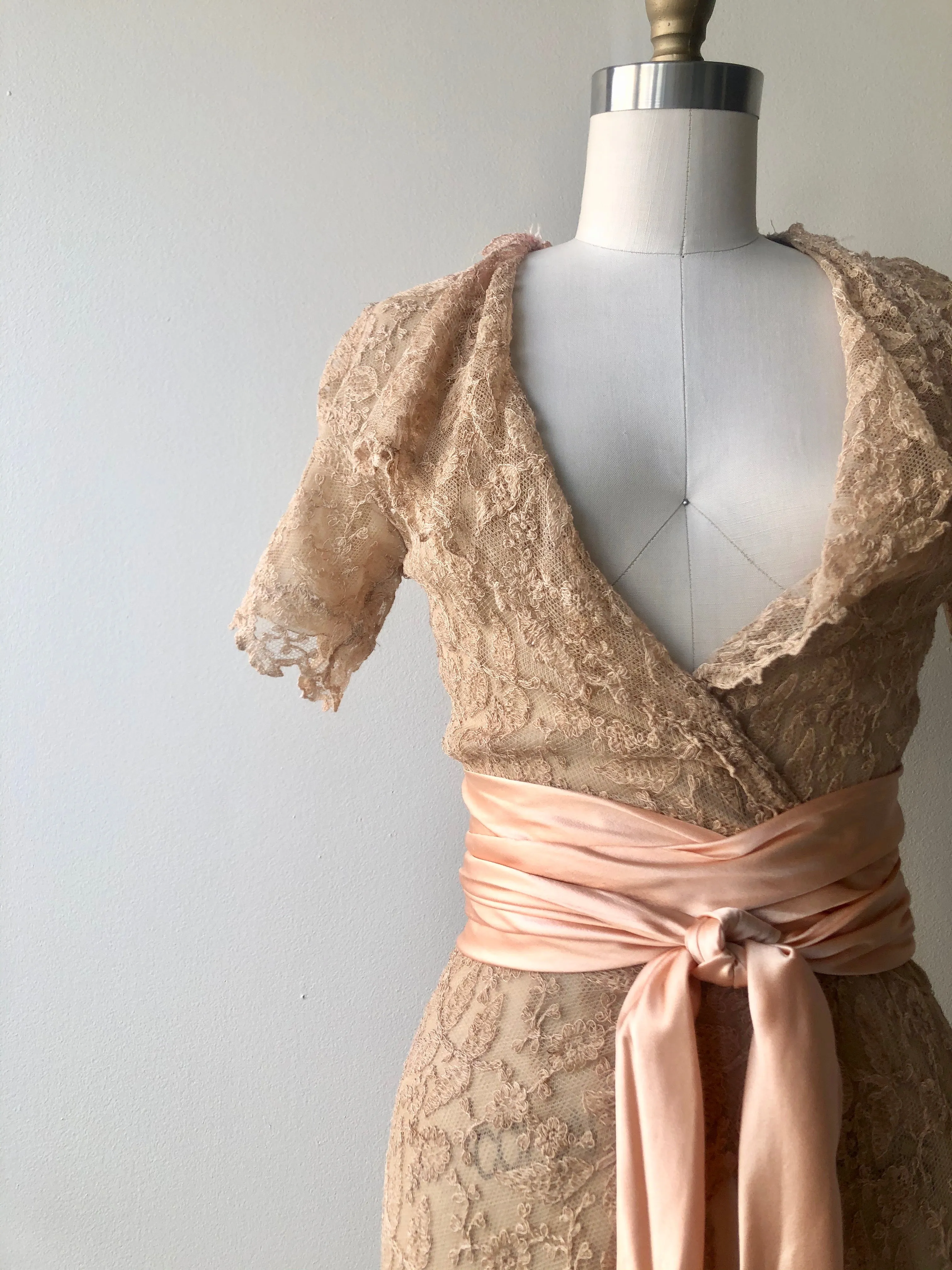 SALE | Antique Lace Dressing Gown