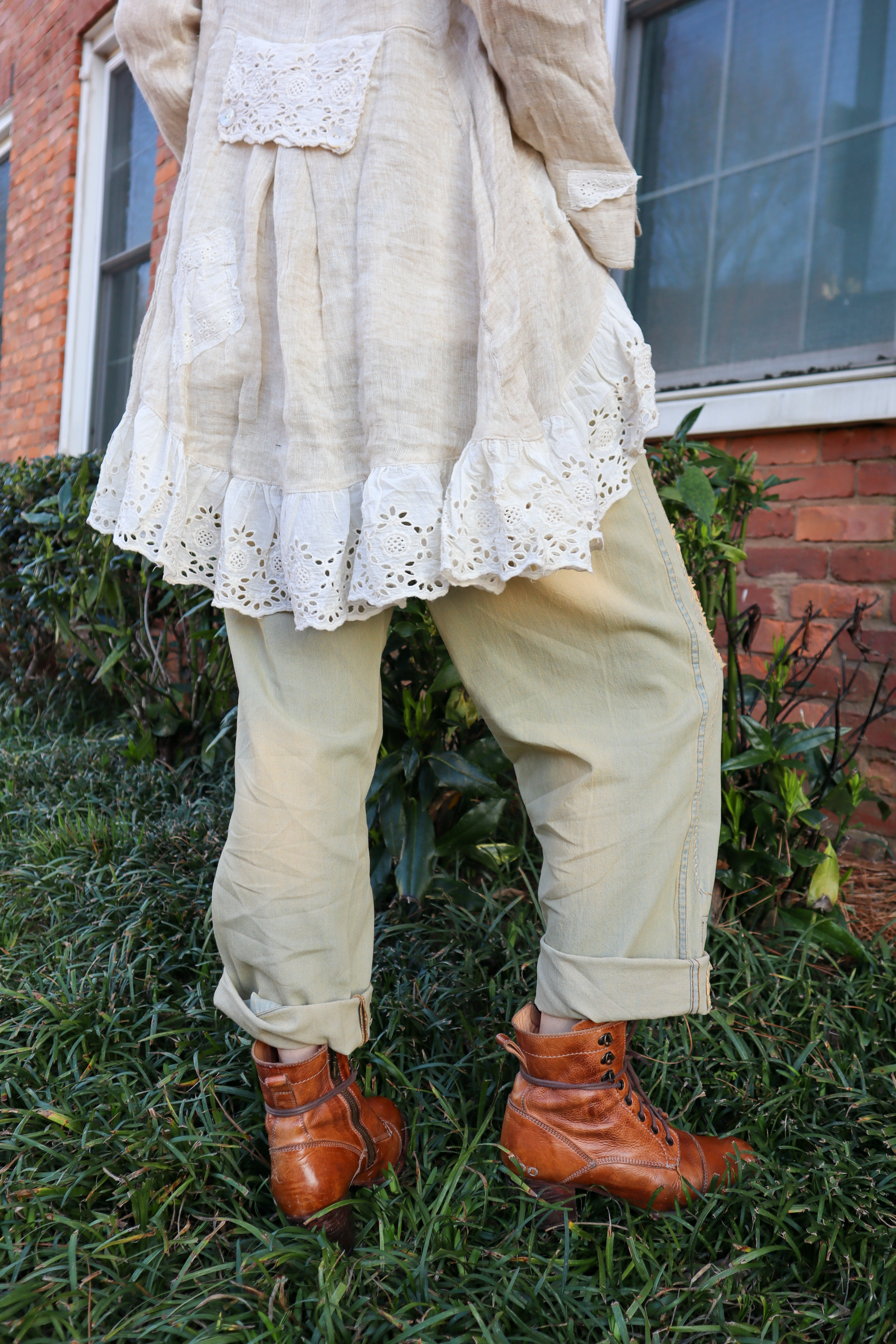 Sale - Boho Chic Botton Down Linen Coat