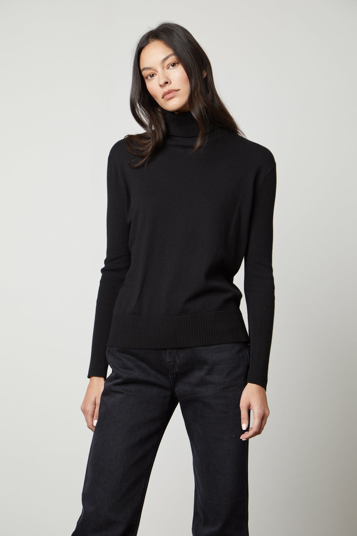 SALLY MOCK NECK SWEATER