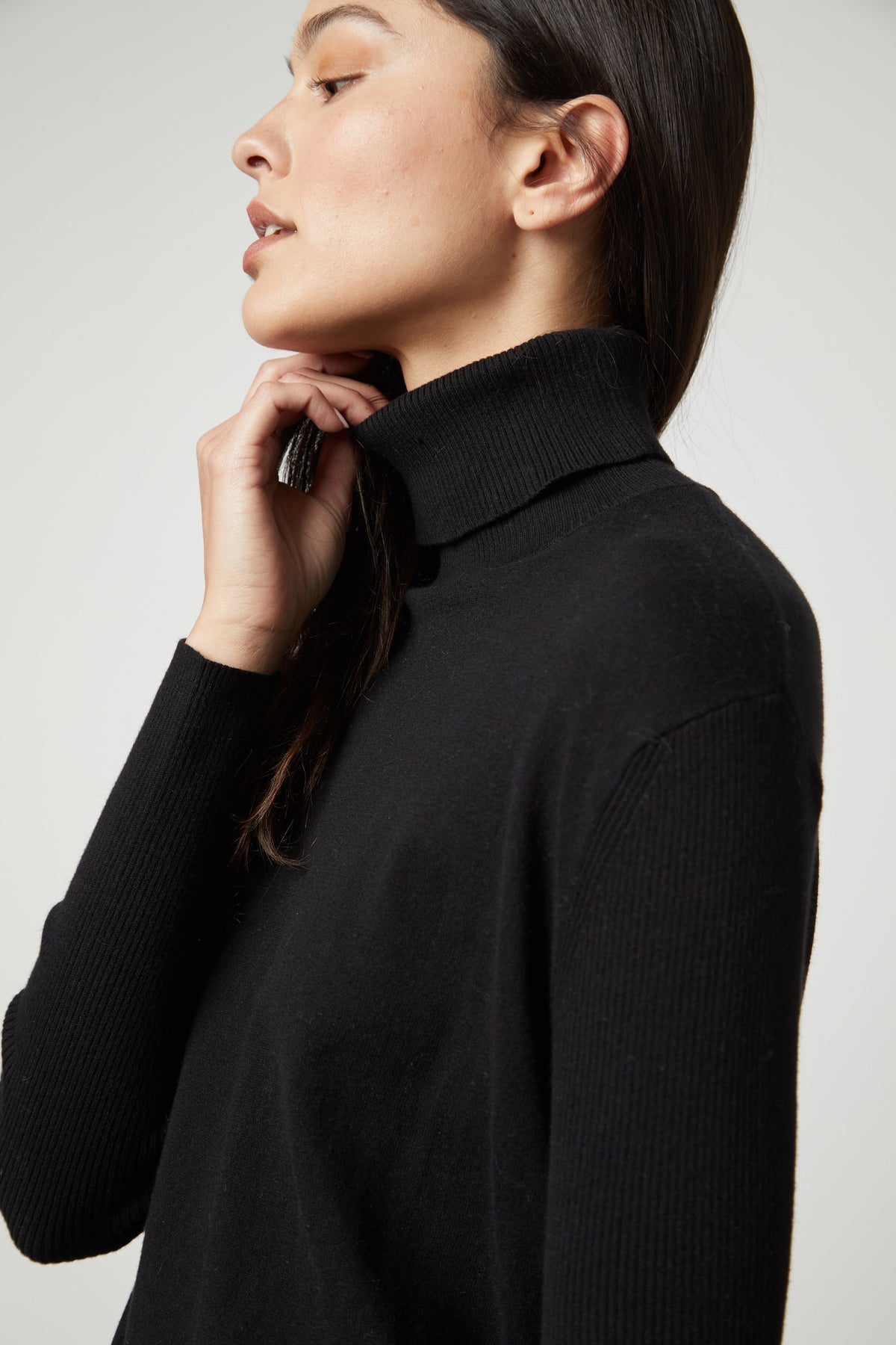 SALLY MOCK NECK SWEATER