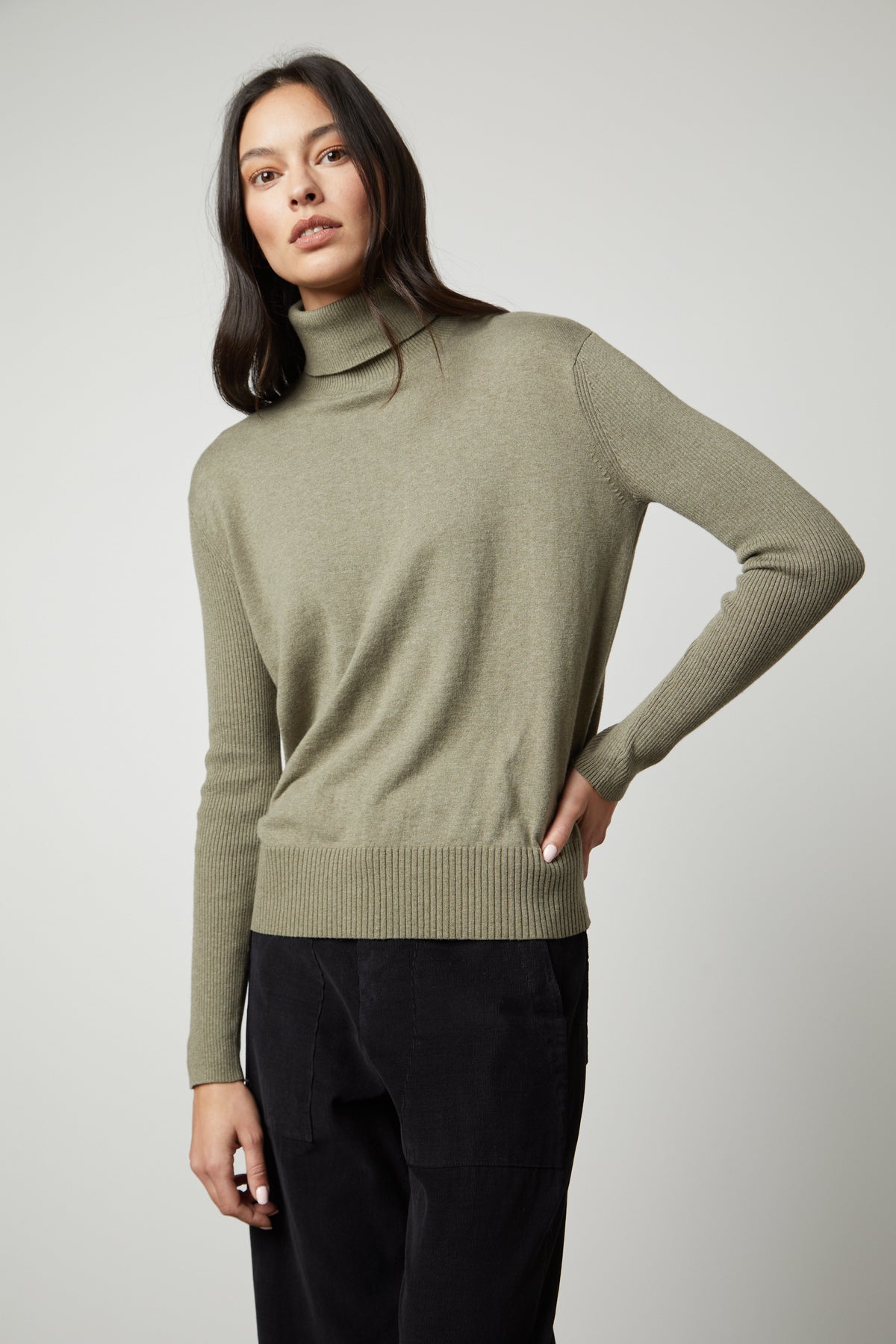 SALLY MOCK NECK SWEATER