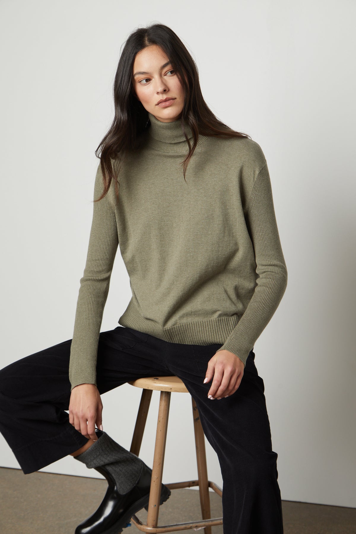 SALLY MOCK NECK SWEATER