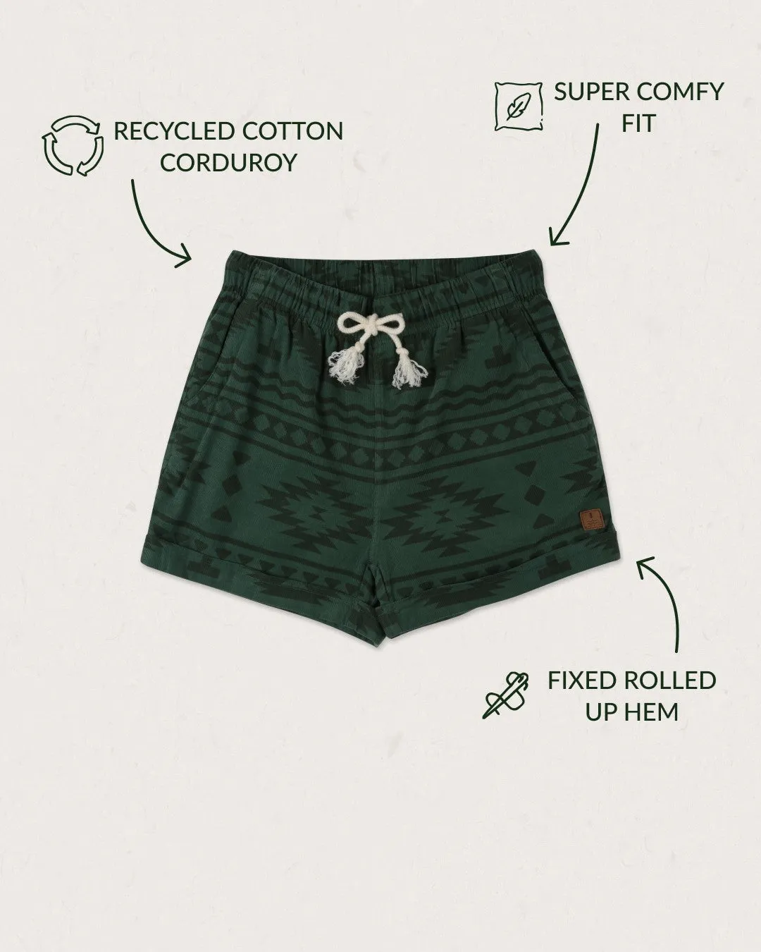 Santosa Shorts - Dark Ivy Adrift