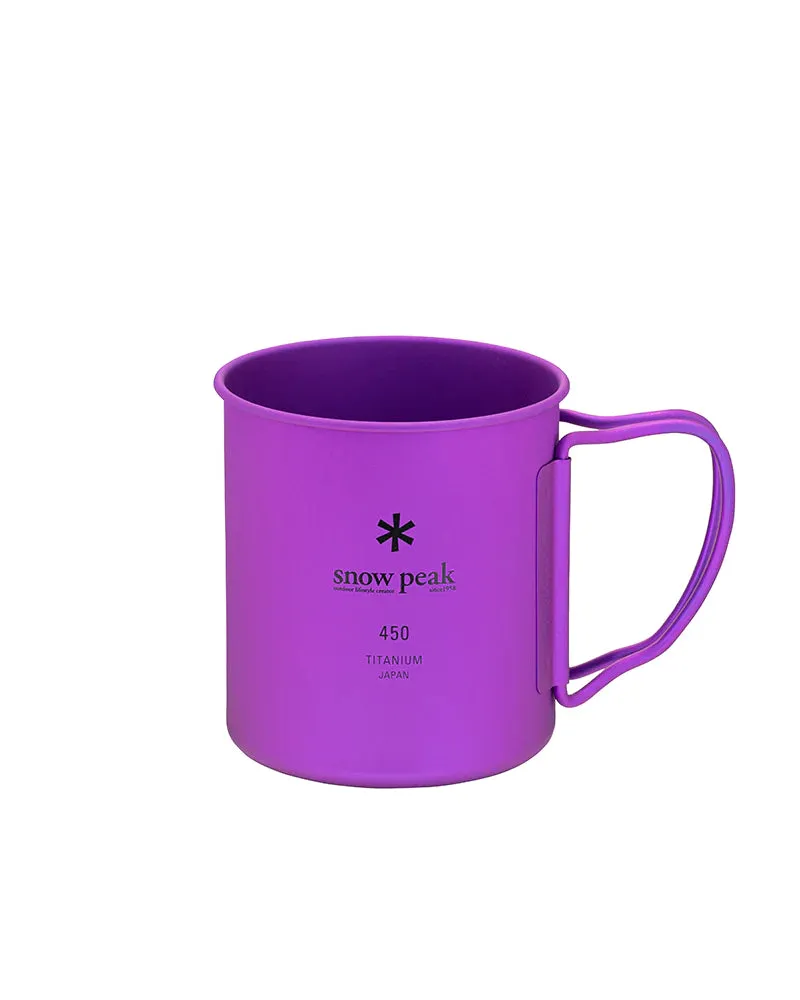 Snow Peak - Ti-Single 450 Anodized Cup - Purple