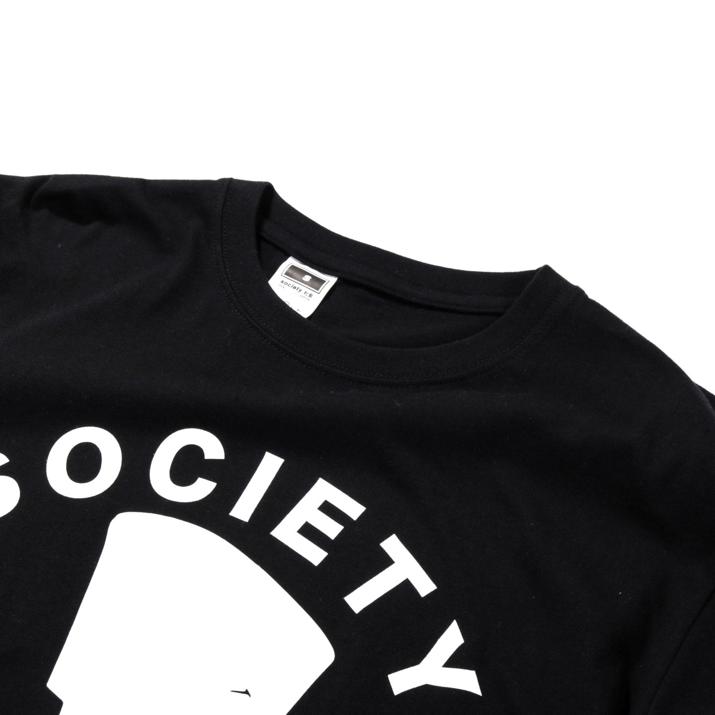 SOCIETY BOOTS LS TEE BLACK