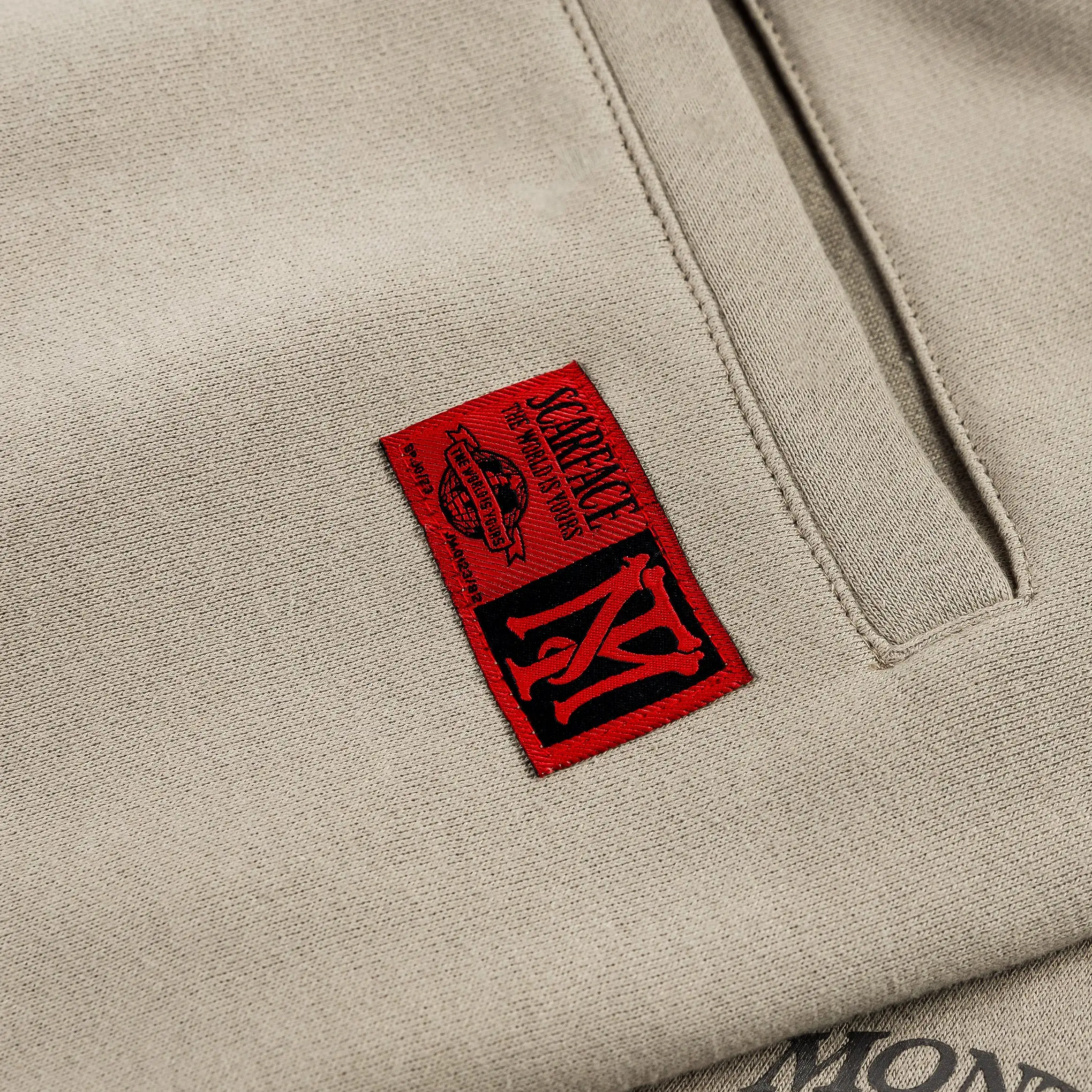 SP x Scarface Logo Joggers Mens Pants (Taupe)