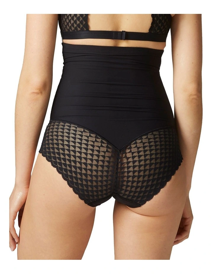 Subtile High Waisted Shapewear Brief in Black