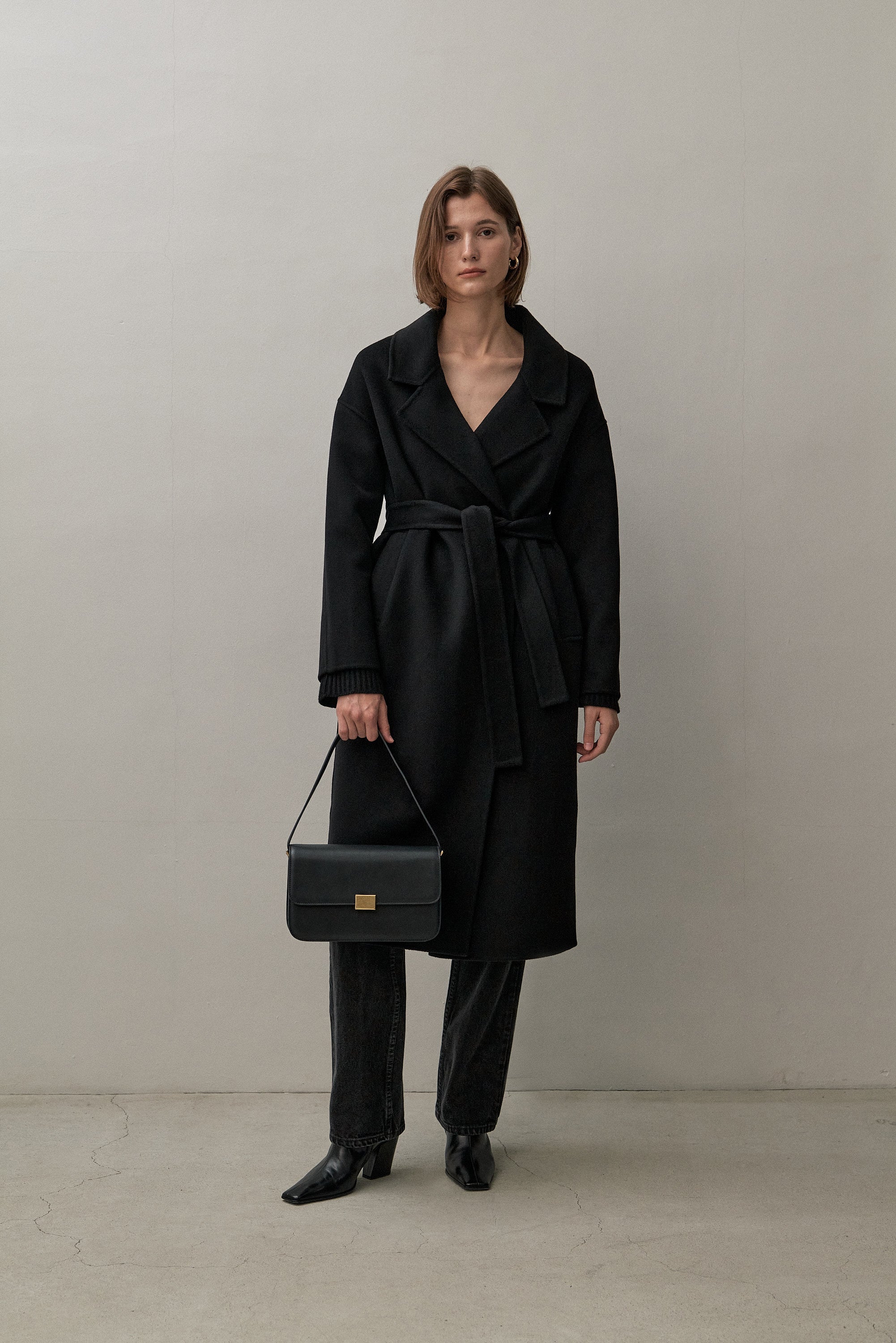 THE LONDON COAT - BLACK 90/10