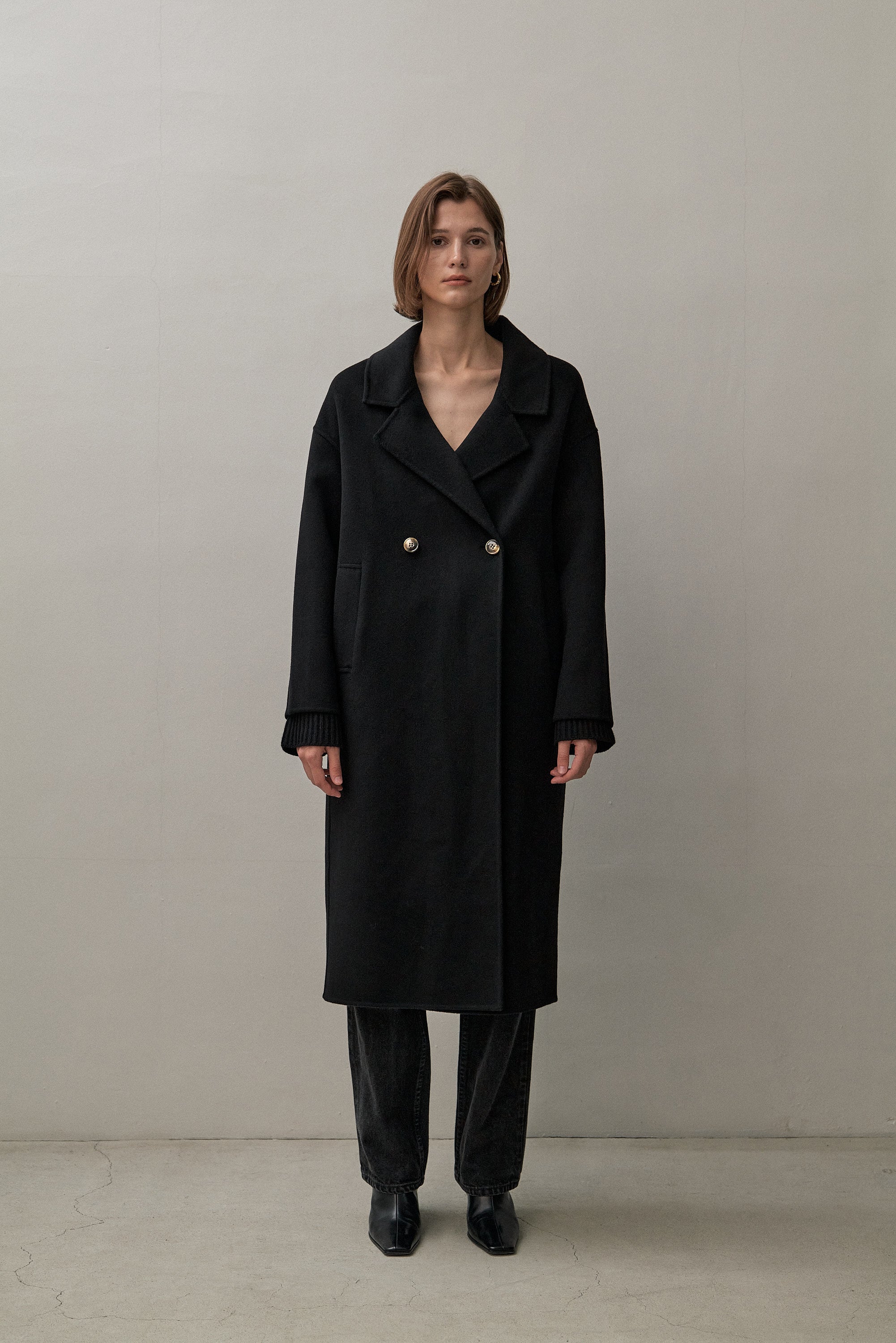 THE LONDON COAT - BLACK 90/10