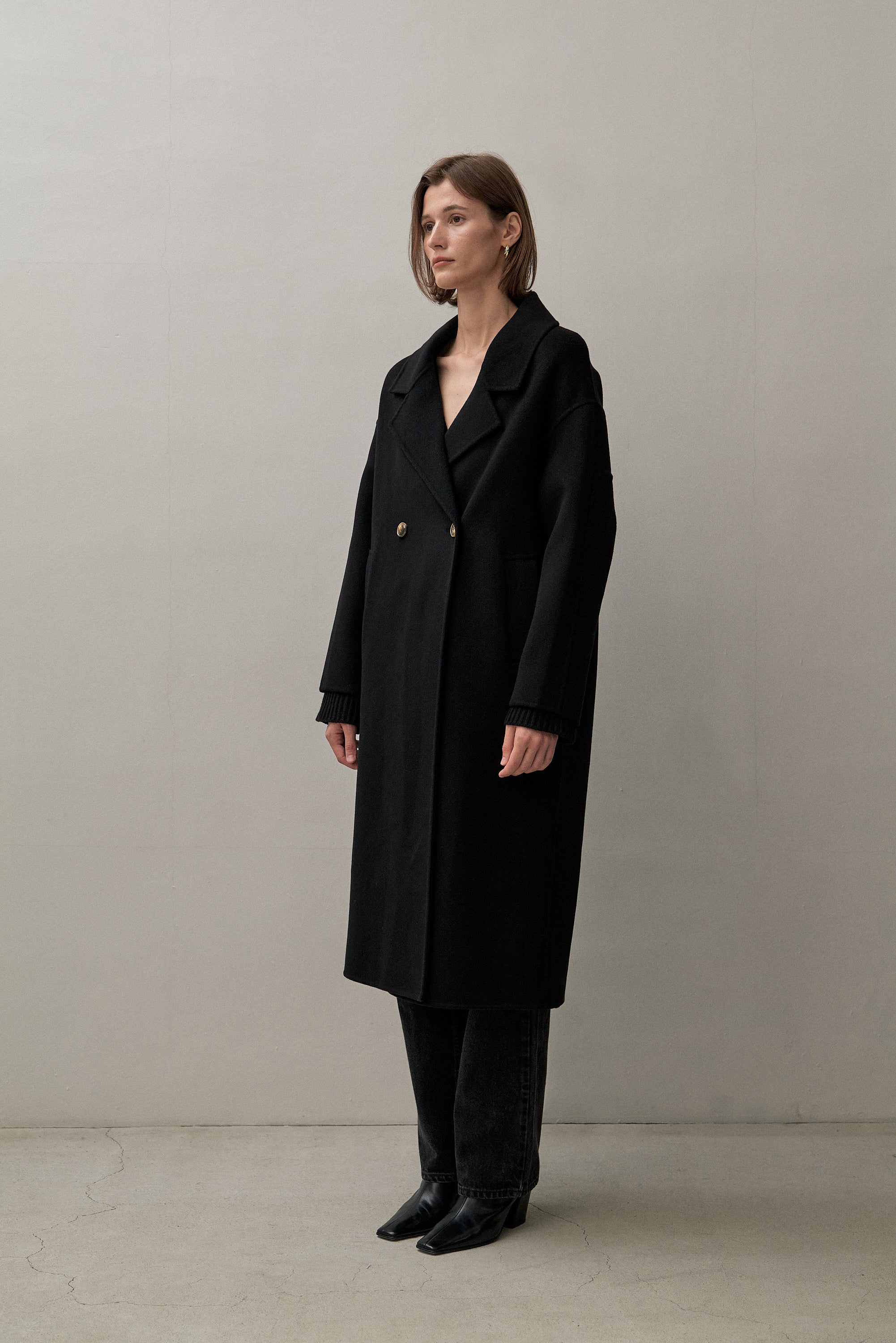 THE LONDON COAT - BLACK 90/10