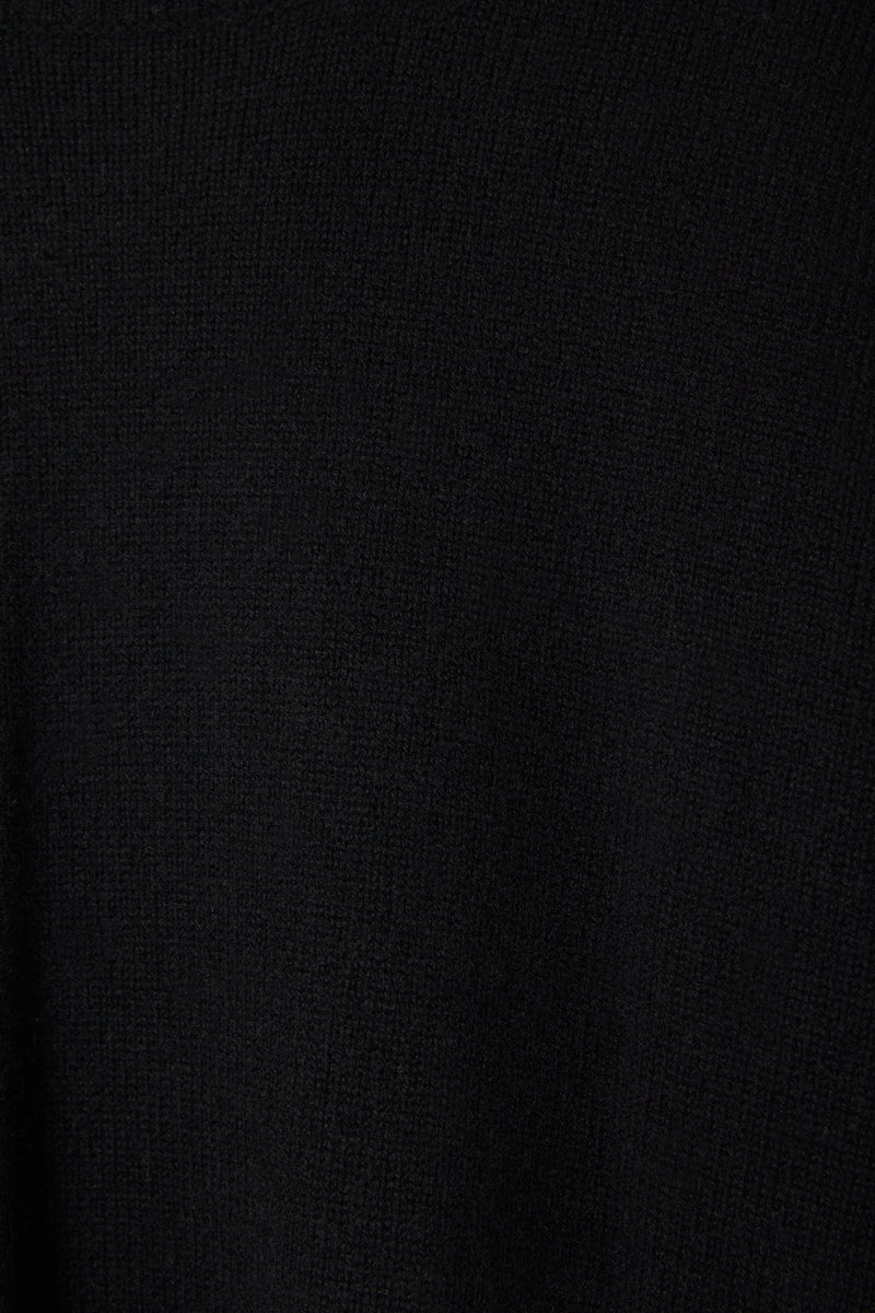 THE MOCK NECK - BLACK