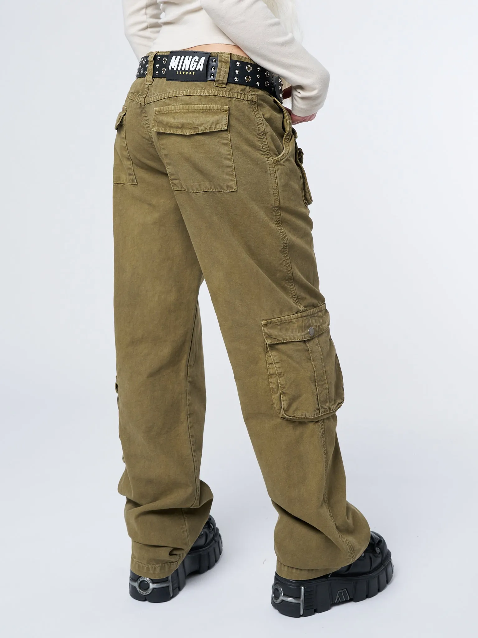 Trooper Beige Multi Pocket Cargo Pants