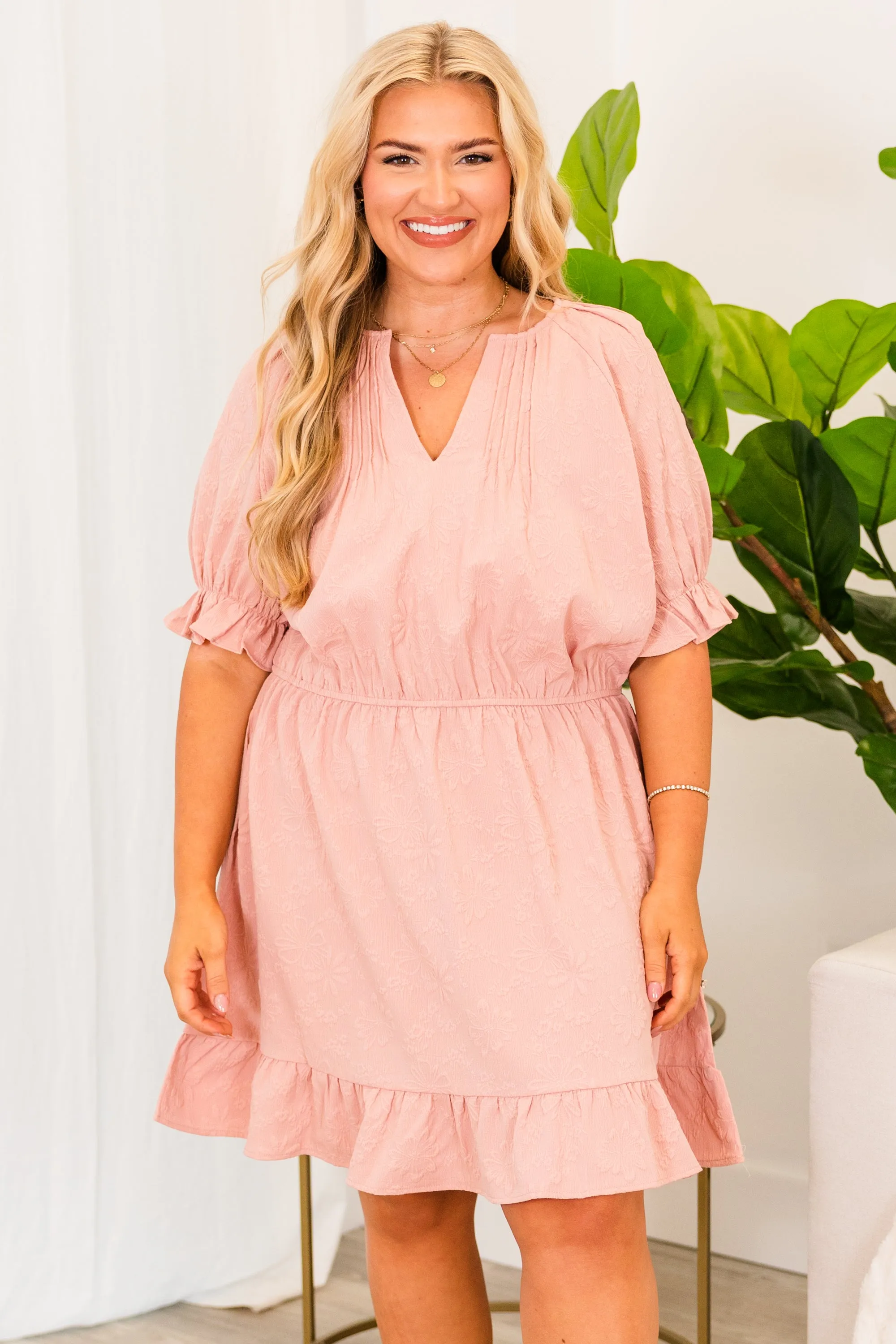 True To Me Dress, Blush