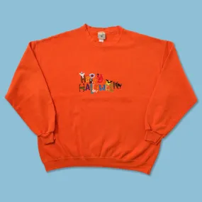 Vintage Halloween Sweater XLarge