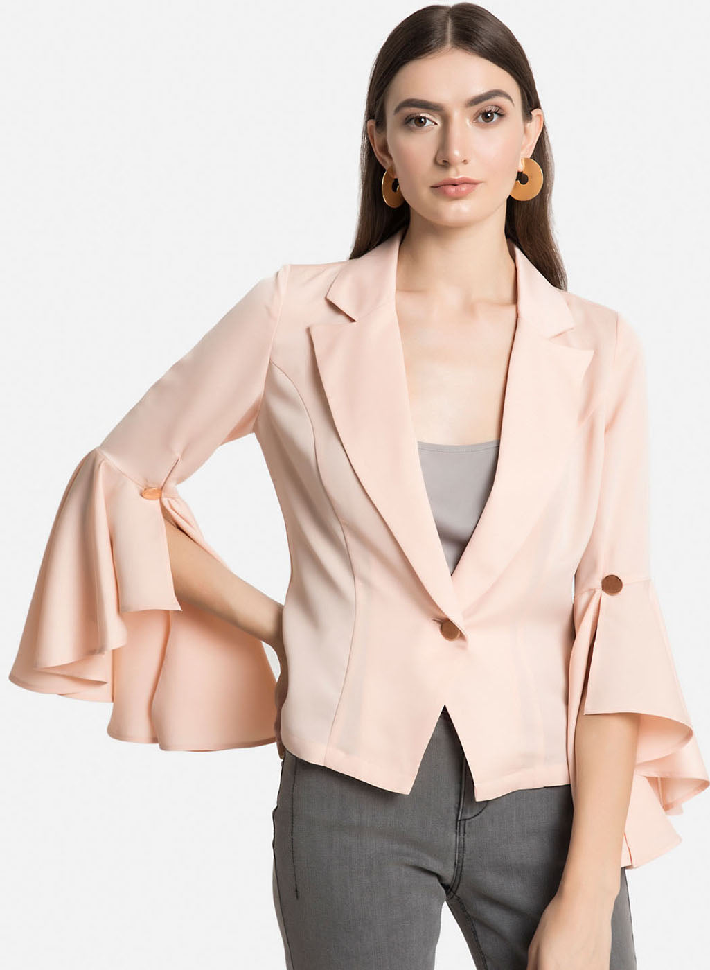 Waterfall Sleeves Jacket