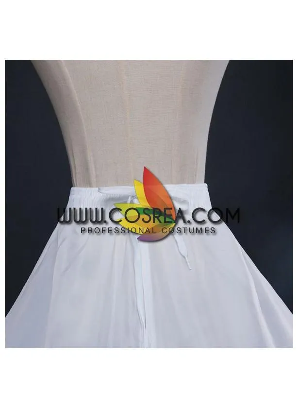 White 6 Tier Extra Wide Petticoat