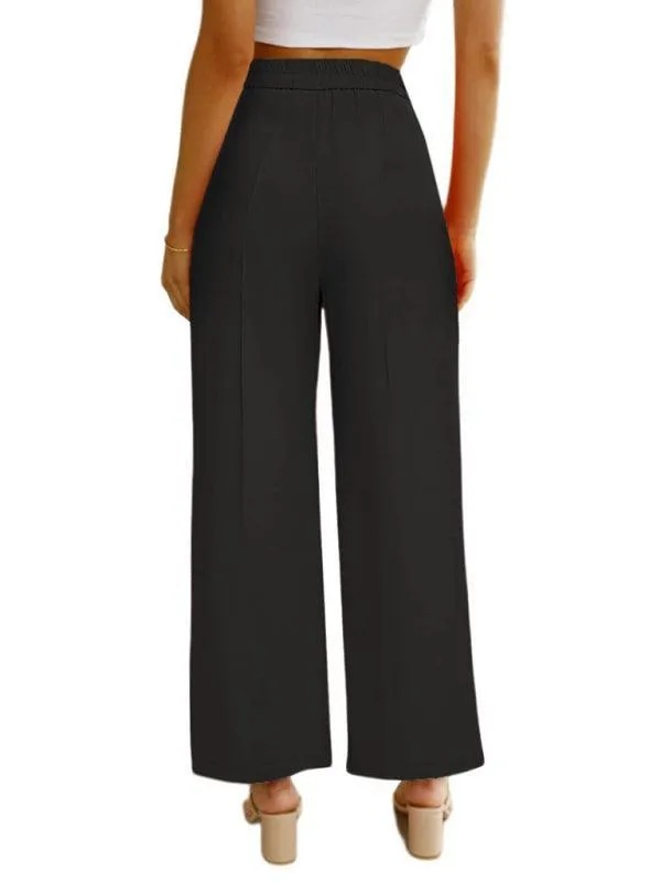 Wide Leg Women Pants With Pockets