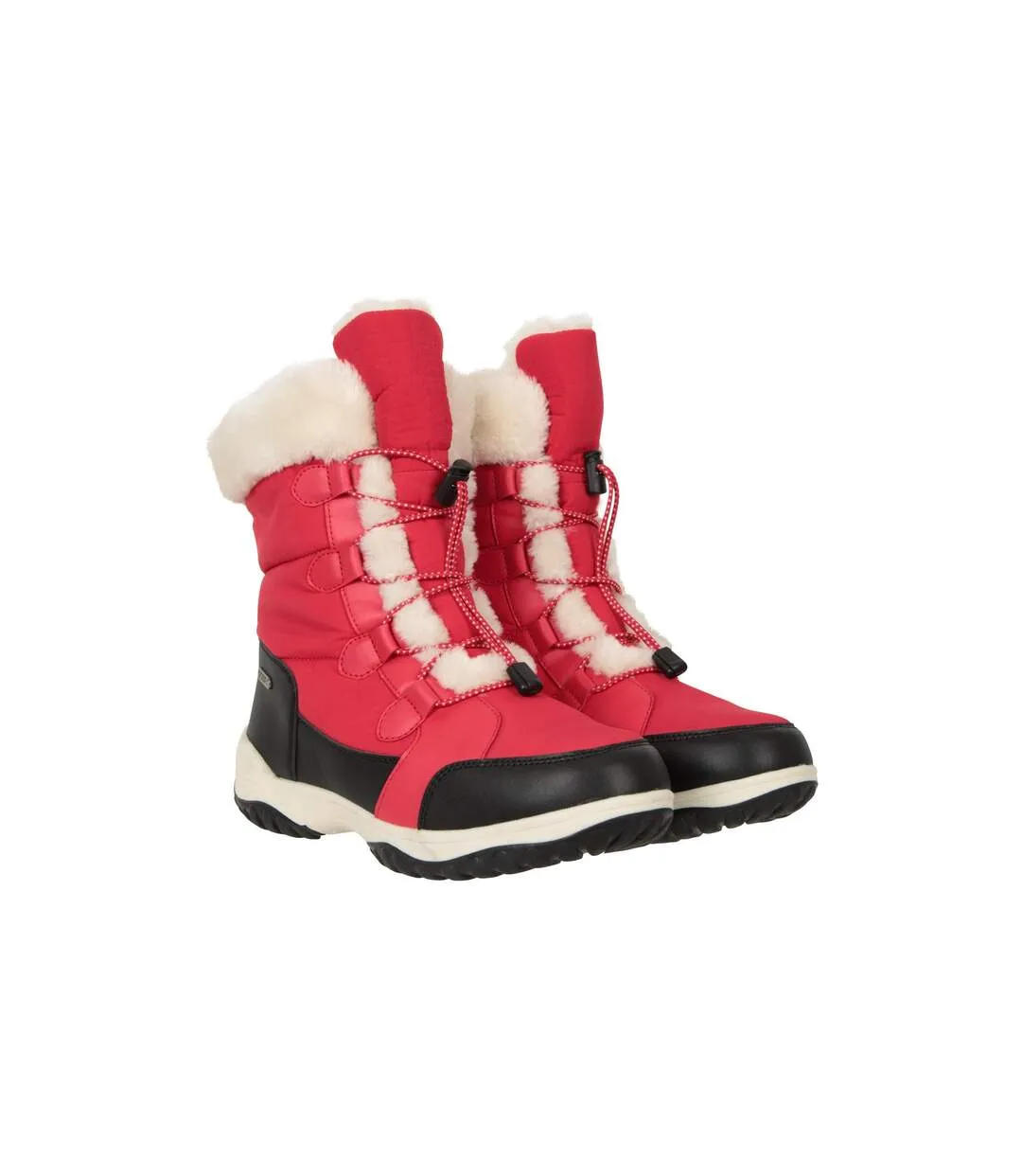 Womens/ladies snowflake snow boots red Mountain Warehouse